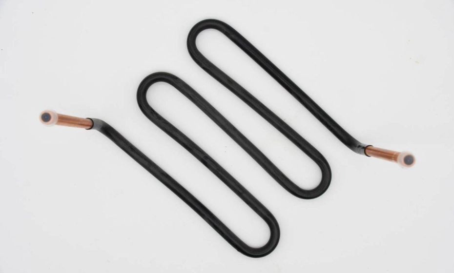 Serpentin en cuivre isolé avec géométrie de tubes cintrés, fabriqué pour des systèmes CVC et de réfrigération.